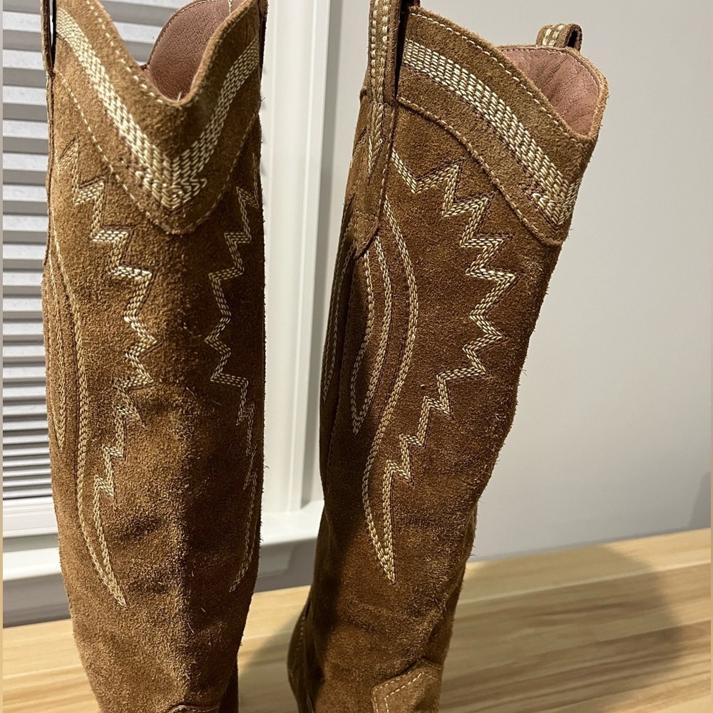 Matisse x Anthropologie Loretta Pull-On Western Boots - Picture 6 of 11